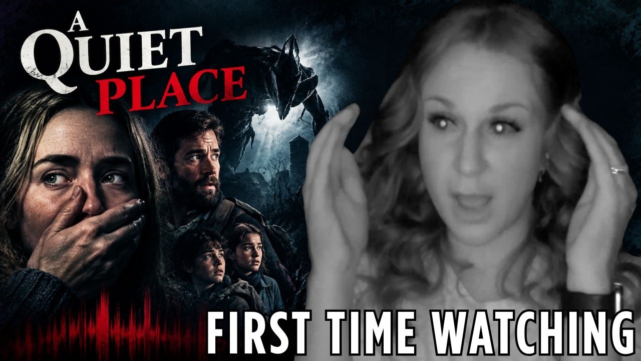 A QUIET PLACE scared the SH!T outta me  * FIRST TIME WATCHING * REACTION AND COMMENTARY