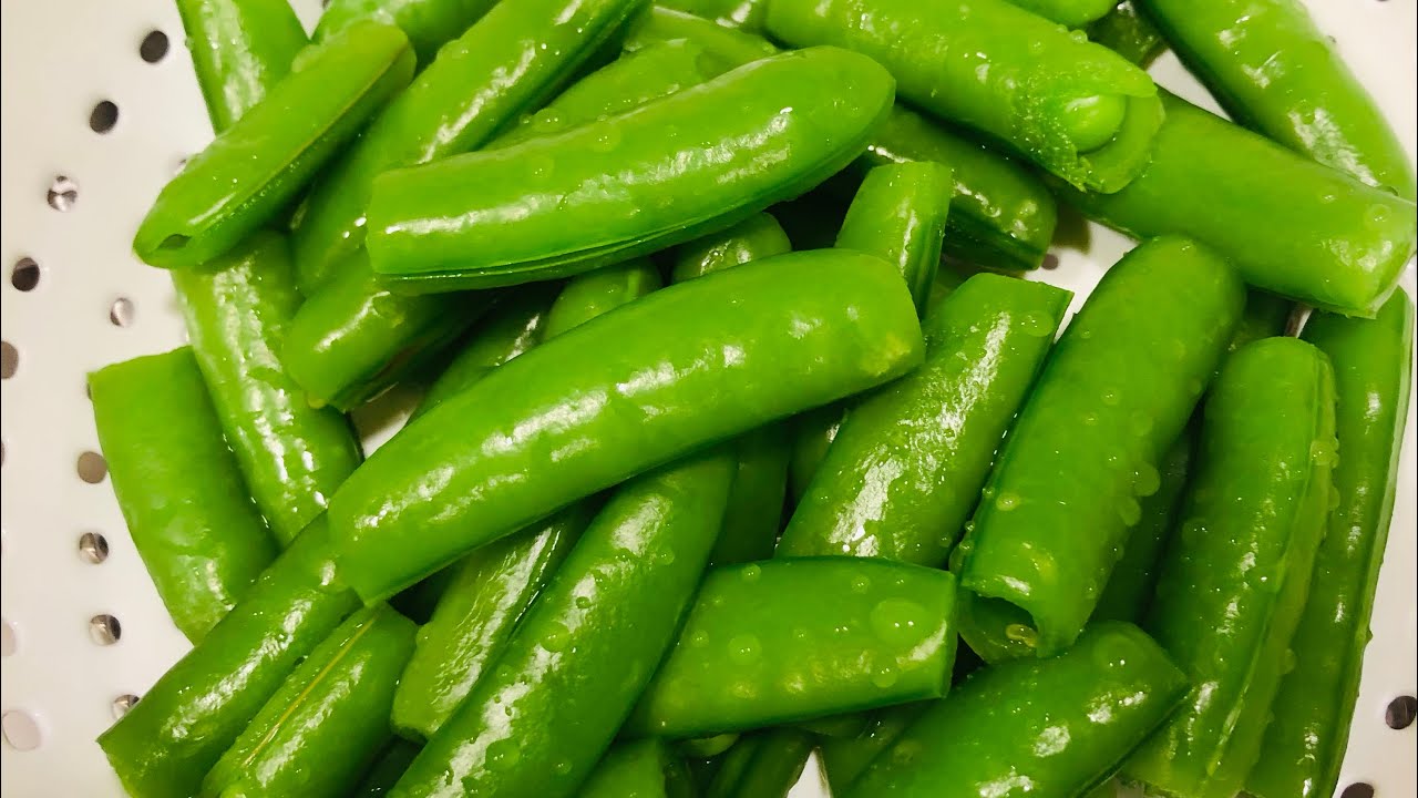 How to boil sugar snap peas like a pro😊 soft, nice, and crisp