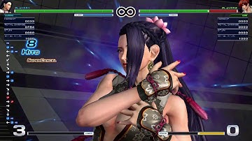 Luong cr.LK into MAX Mode Confirm (Test Record IV) - KOF XIV