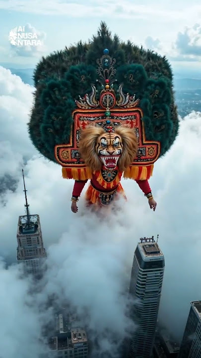 reog ponorogo vs ultramen #ai #nusantara #reogponorogo #ultraman #aivideo