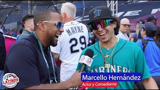 Marcello Hernández on the MLB All Star CELEBRITY SOFTBALL Game 2023!