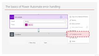 error handling basic features | microsoft power automate (flow) crash course