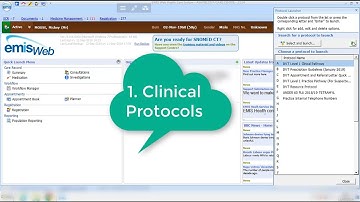 Emis Web F12 protocol launcher functionality