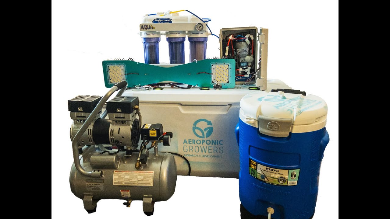 How I Build a High Pressure Aeroponic Root Chamber From an Igloo Cooler | In-Depth Long Video