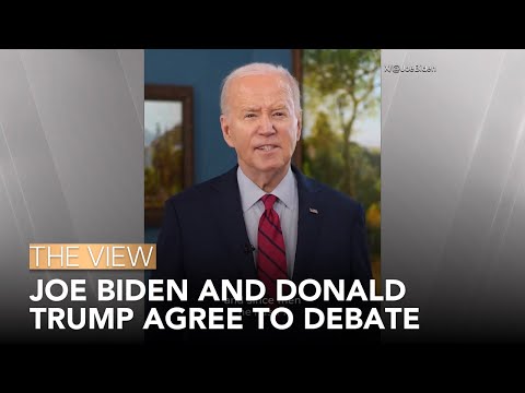 Joe Biden and Donald Trump Agree To Debate | The View