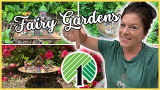 Dollar Fairy Garden Ideas/Easy Fairy Garden DIYs