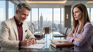 He Signed the Divorce Papers Laughing—Then Learned She Secretly Owned Half His Empire