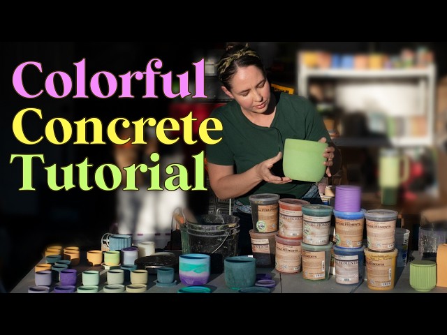 Make Your Own Concrete Dye DIY Faux Marble Concrete Serving Tray DIY