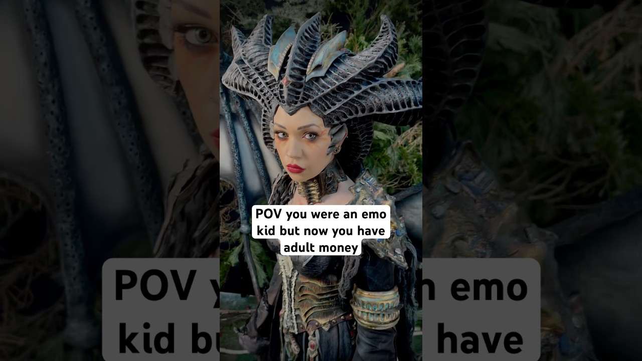 Brb achieving Elder Emo Final Form 🦇🖤 #cosplay #costume #cosplayer #cosplaying #cosplays #diablo