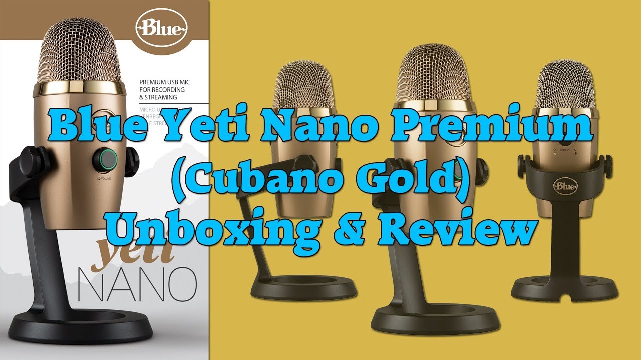 Blue Yeti Nano Premium USB Mic for Recording & Streaming