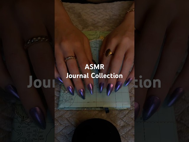My journal collection! #asmr #bookasmr #tappingasmr #scratchingasmr #journal