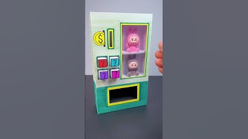 DIY Paper Labubu Vending Machine | Paper Art Creativity #shorts #papercraft