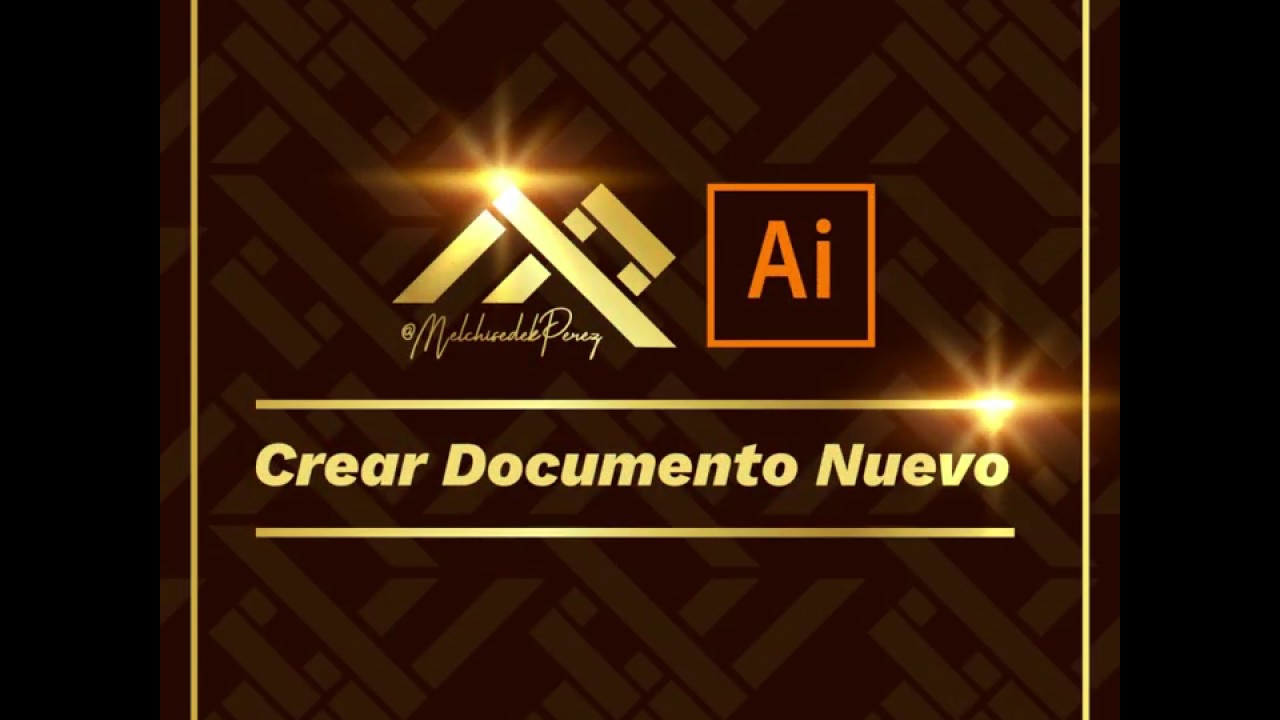 Crear un Documento Nuevo en Adobe Illustrator - YouTube