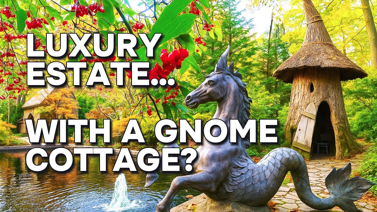 MYSTERY GARDEN in FALL 🍁🍂🍄#garden #usa #travel #природа