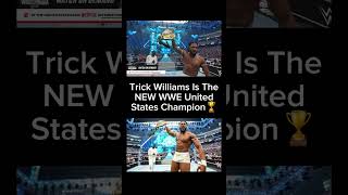Trick Williams Is The NEW United States Champion🏆 #wwe #wwewrestlemania
