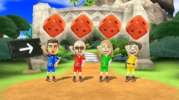 Wii Party Board Game Island - Alexander Vs Martin Vs Gabi Vs Midori (Expert Difficulty)