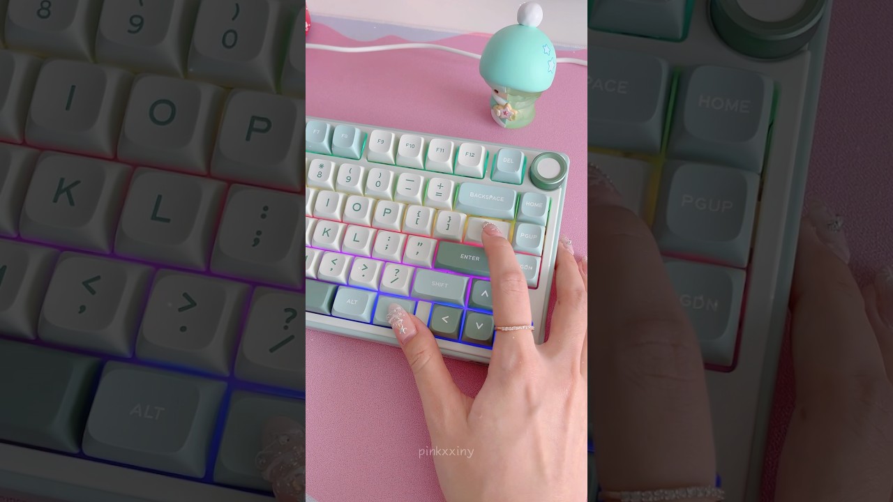 green keyboard RKR75 💚⟡˙⋆ 