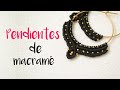 ❤️ Cómo HACER PENDIENTES de macramé #188 😍😍