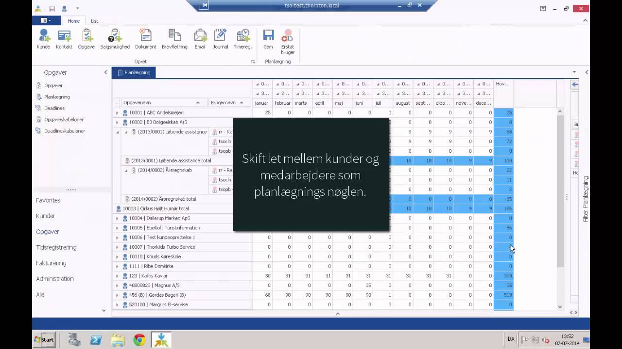 TimeView til Microsoft C5/NAV - Planlægning - YouTube