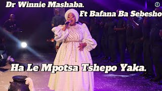 🎶Dr. Winnie Mashaba ft. Bafana Ba Sebesho - 'Ha le Mpotsa Tshepo Yaka' Live at State Theatre🎶