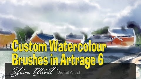 Custom Watercolour Brushes in Artrage 6
