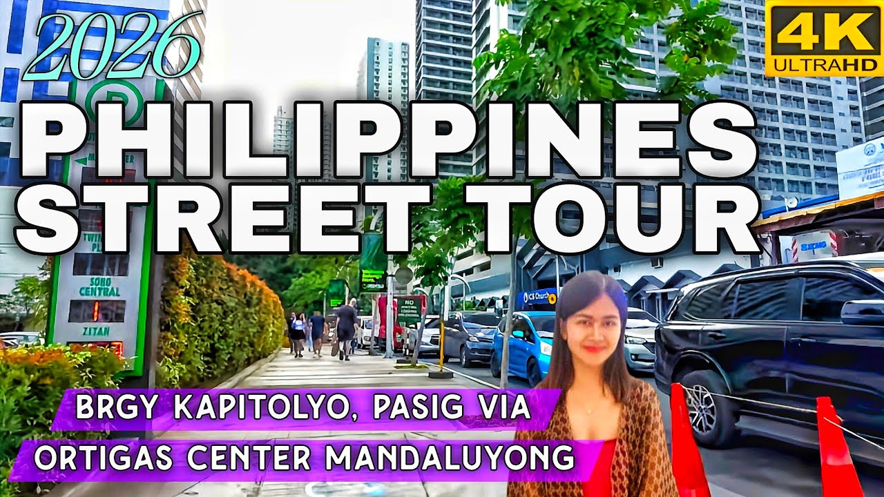 Real Metro Manila Street Tour | Walking Through Kapitolyo Pasig & Ortigas Center Mandaluyong In 4K🇵🇭
