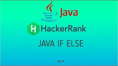 #3 Java If-Else | Hackerrank Java Solution