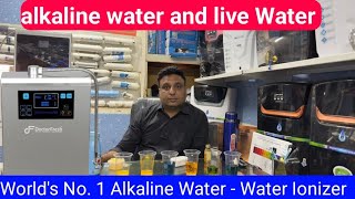 alkaline water and live Water | Water Ionizer Machine | Alkaline water ionizer