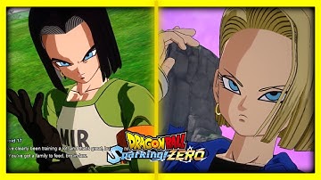 Android 17 & 18 Interactions and Special Dialogues - Dragon Ball Sparking Zero