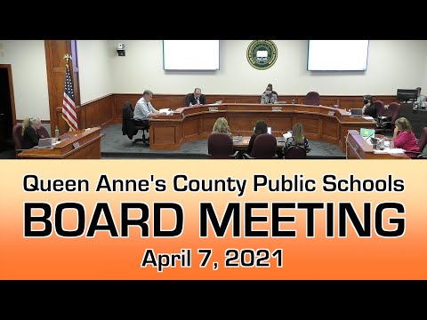 QACPS Board of Education Mtg April 7 2021