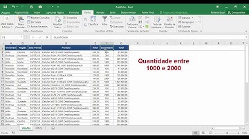 Aula 12 - Curso intermediário - Como utilizar filtros avançados no Excel ? - RAL TREINAMENTOS