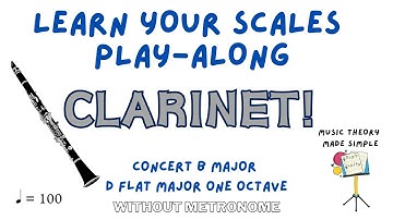🎵Concert B Major on Clarinet 🎶 Learn It Fast & Sound Amazing! 🎶