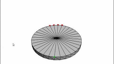 Disc Physical Simulation with FEM
