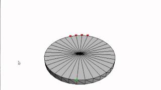 Disc Physical Simulation with FEM