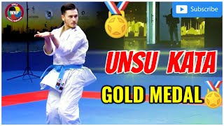 Unsu Kata⚡🥋 ‼️ Final Match- Gold Medal🥇#unsukata #shotokankata #wkf