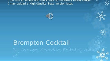 Brompton Cocktail (With Rev Vocals)