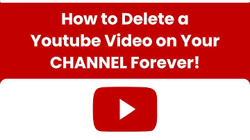 How to Delete a Youtube Video on Your CHANNEL Forever! (Easy Method)