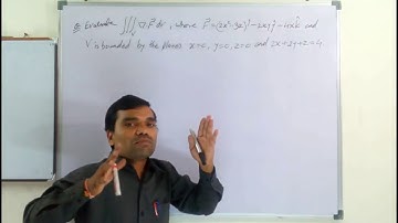 Lecture 5, Vector Analysis: Volume Integral