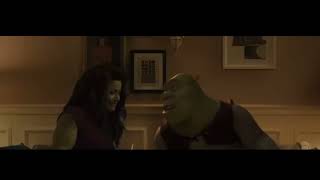 She-hulk and Shrek (the secret affair) #shrek #shehulk #shehulkattorneyatlaw #marvel #couragekanayo