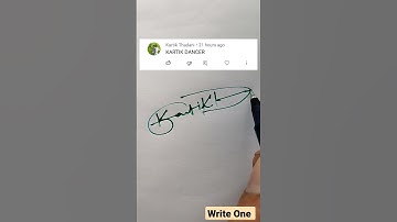 #shorts #signature #trending #autograph #kartik