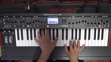 Behringer DeepMind 12 - DEMO (No talking)