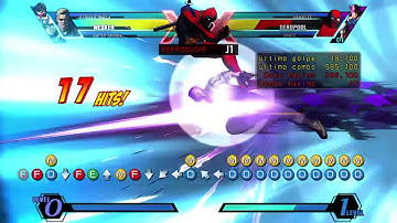 UMVC3 Wesker solo 1m combo (Glasses on)