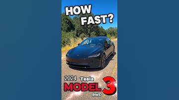 How Fast is the Base Tesla Model 3?!