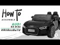 Audi r8 12v kids electric ride on car assembly instructions