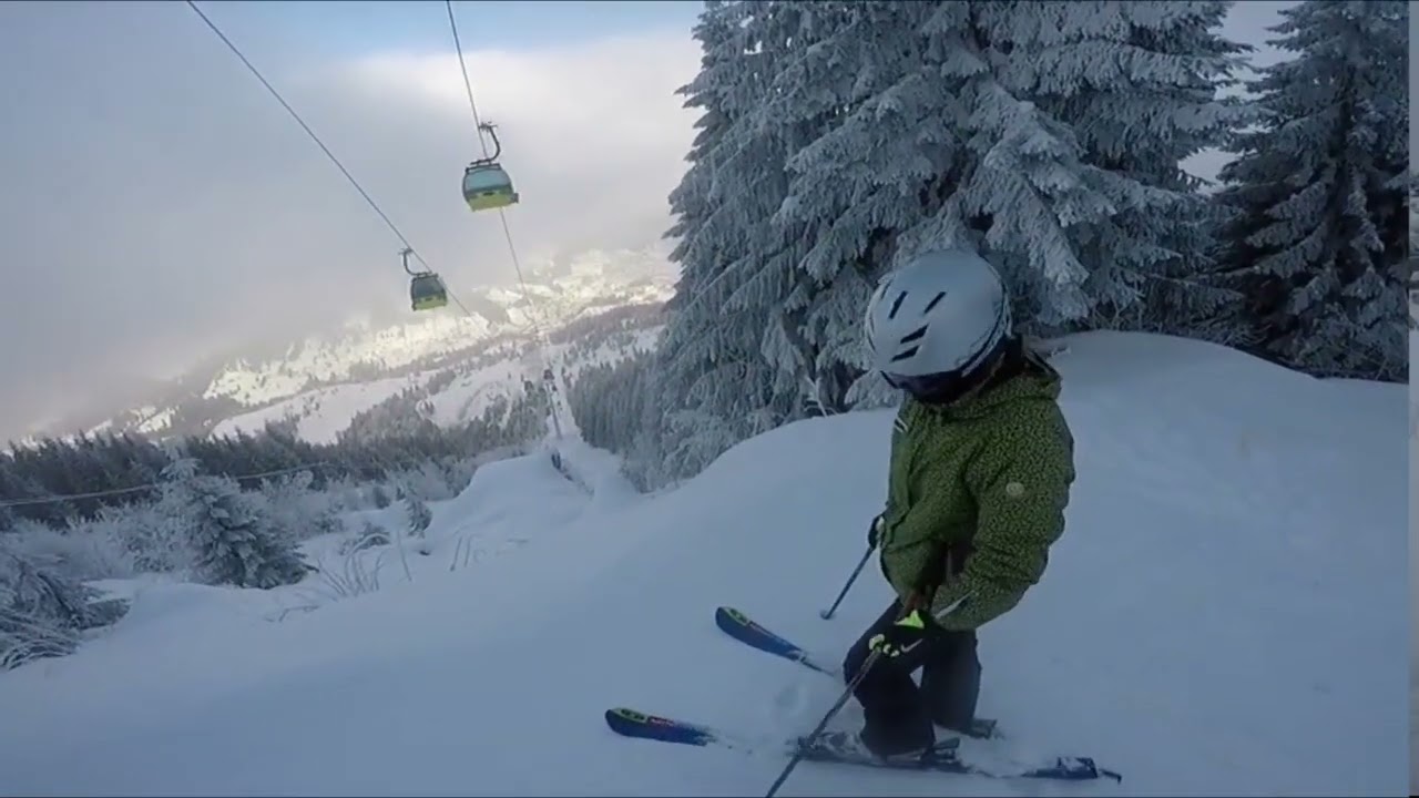 Borșa. Pârtia olimpică. Vârf.