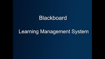 Getting Started - Blackboard Basics for Students