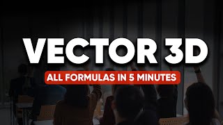Revise Vector 3D in 5 Minutes | All Formulas | IIT JEE | Anup Sir | MathonGo