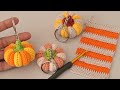 🎃Tığ İşi Balkabağı Anahtarlık Yapımı | Easy Crochet Pumpkin Keychain