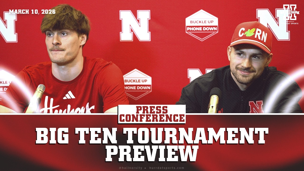 Сэм Хойберг и Брэйден Фрагер анонсируют турнир Big Ten | Пресс-конференция по баскетболу в Небраске