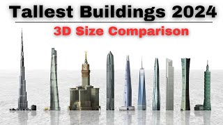 'Skyscraper Showdown: 3D Size Comparison of World's Largest Buildings 2024!' by Mr Data 3D Stats 640 views 1 month ago 8 minutes, 14 seconds